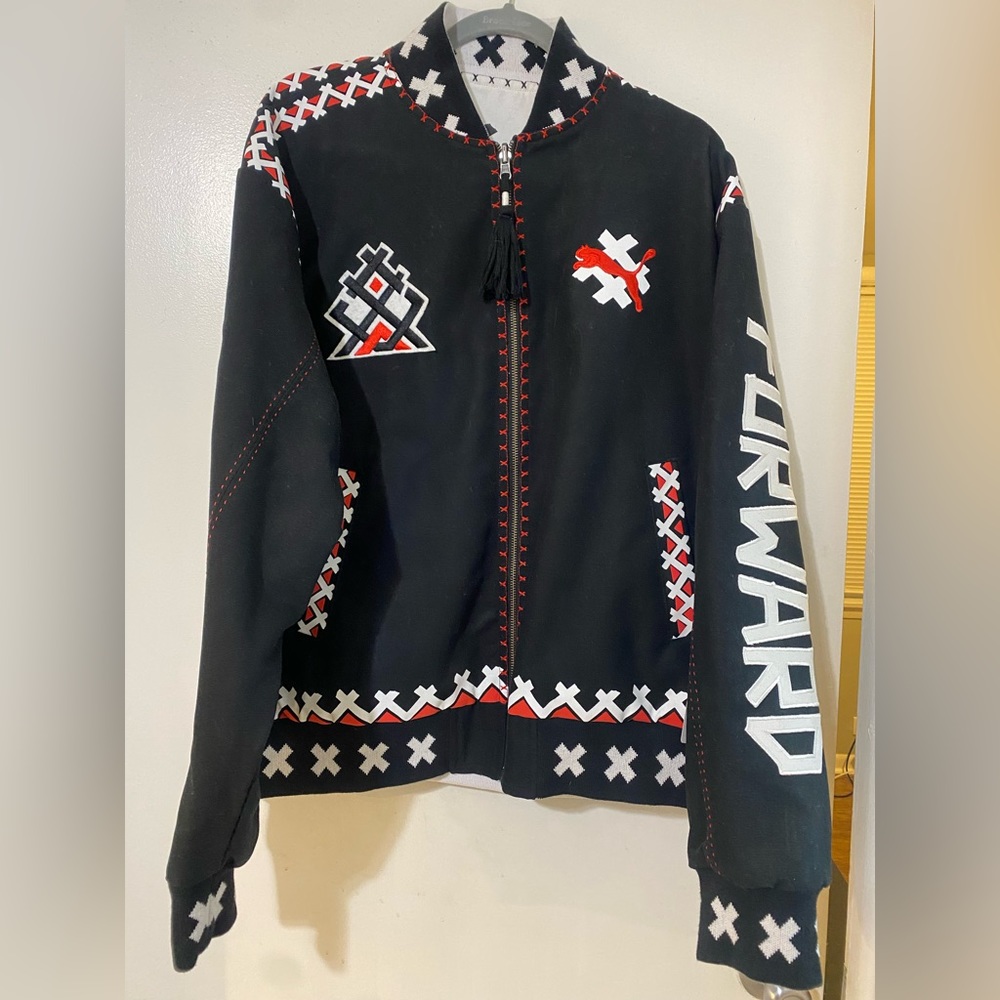 PUMA x JAHNKOY REVERSIBLE Bomber jacket (L)